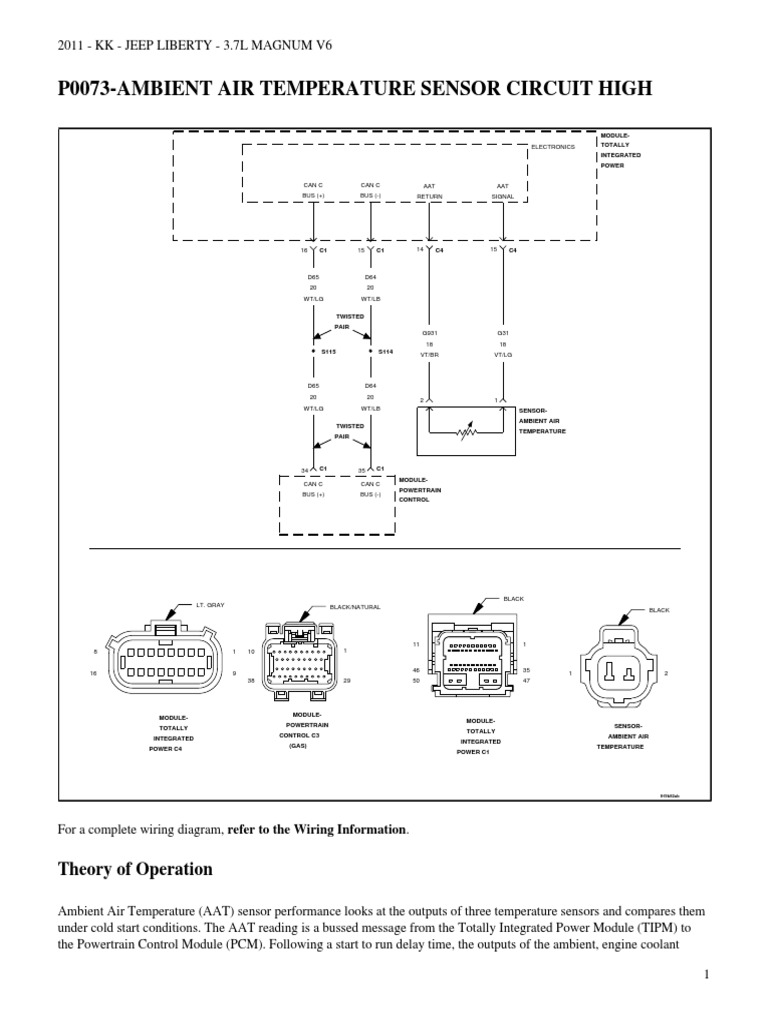 P0073Ambient Air Temperature Sensor Circuit High PDF Download Free