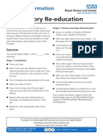 Patient Information Leaflet Sensory Re Education Rde 21 086 001