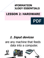 Lesson 02. Hardware