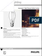 Philips Ceramalux High Pressure Sodium Lamps Bulletin 12-89