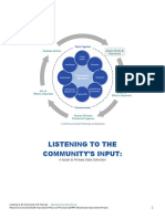 Listening To The Community