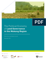 The Political Economy of Land Governance: in The Mekong Region