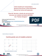 Clase #4. Revisión y Diseño de Estructuras de Concreto Con Módulo de Diseño SAP2000