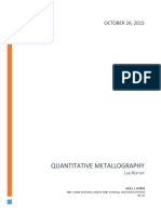 Quantitative Metallography