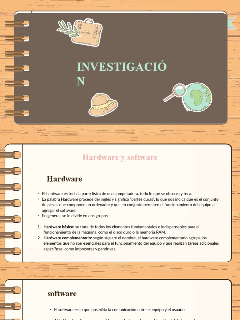 Guía Básica de Hardware y Software | PDF | Hardware de la computadora ...