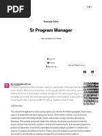 SR Program Manager - T-Mobile Careers