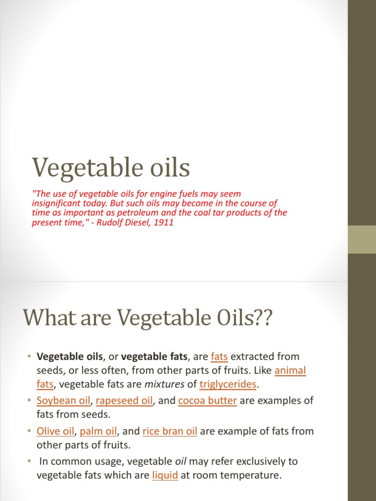Mod5 VegetableOils Download Free PDF Vegetable Oil Diesel Engine