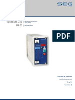 SEG MRF3 Frequency Relay