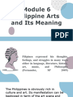 Philippine Arts and Its Meaning