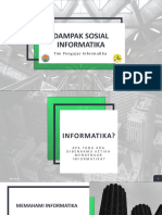 Dampak Sosial Informatika