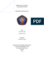 Laproan Diskusi Awal Odontektomi Pasien - Ivoji Ghina Kamilia - 200160100111048