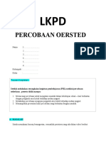 LKPD Percobaan Oersted