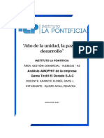 Año de La Unidad, La Paz y El Desarrollo