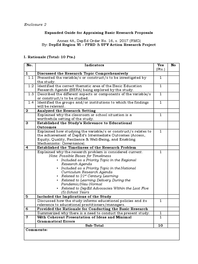 Guide to Appraising Research Proposals | PDF | Data Analysis | Data
