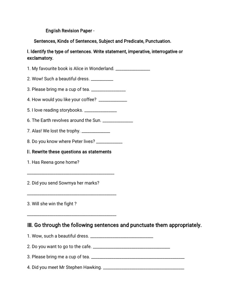 Grammar Revision - 1 PDF | PDF | Language Arts & Discipline