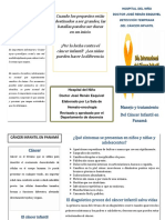 Triptico de Cancer Infantil 2 PDF