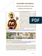 Newsletter ST Joseph 19 March