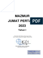 MAZMUR JUMPER 2023 (Revisi) - 1 - NIHIL OBSTAT