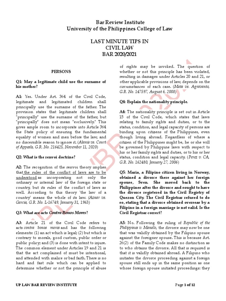 Civ LMT | PDF | Legal Liability | Negligence