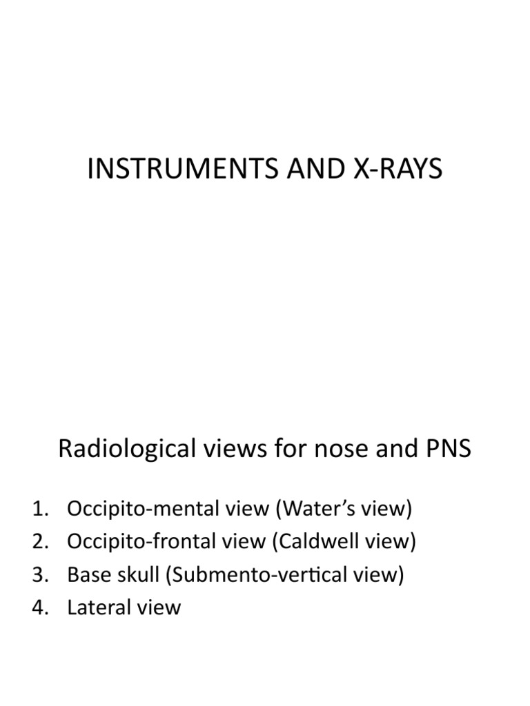 X Rays | PDF | Musculoskeletal System | Human Head And Neck