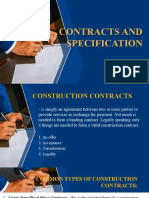 Contracts and Specification