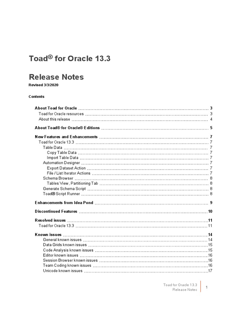 Toad 15.1 ignores exceptions - Toad for Oracle - Toad World® Forums