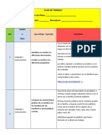 Planeación 2º Preescolar