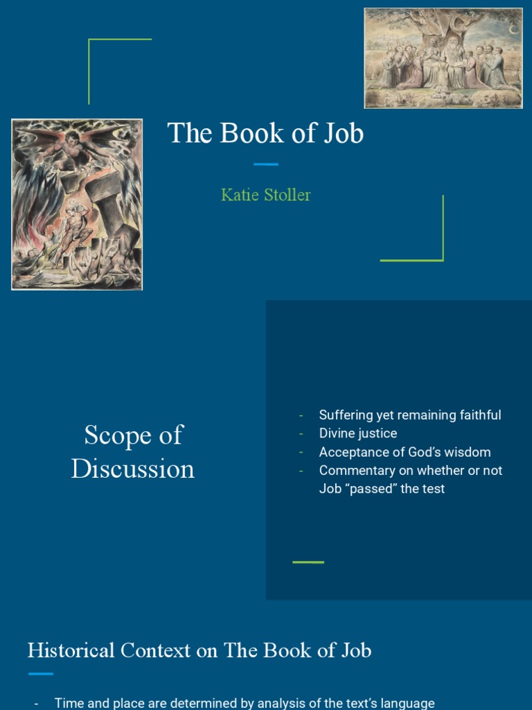 The Book of Job PDF Book Of Job Religious Belief And Doctrine