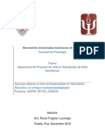 Benemérita Universidad Autónoma de Puebla: Facultad de Psicología