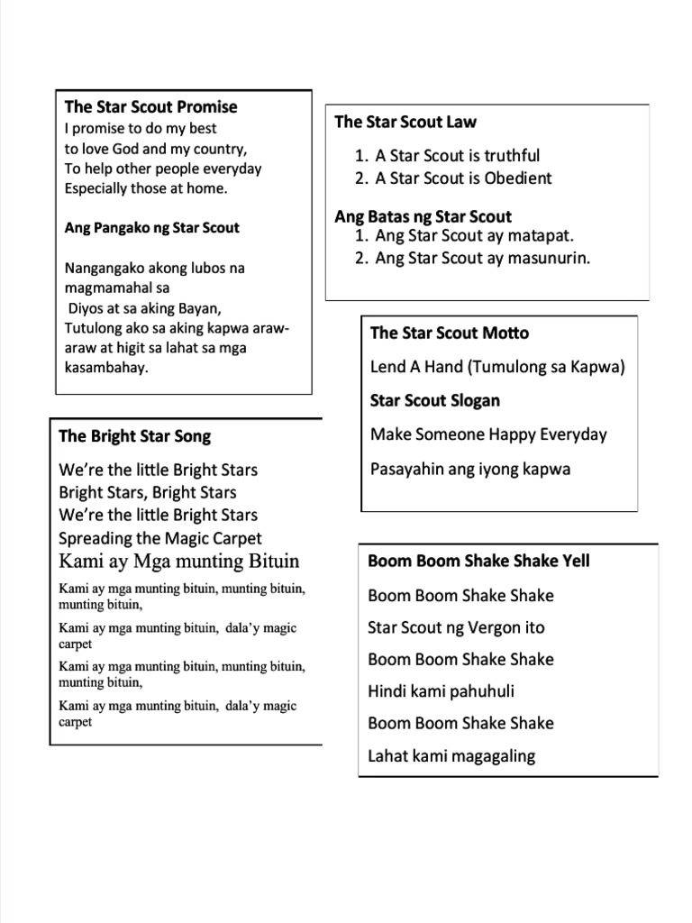 PDF Star Scout Motto - Compress | PDF