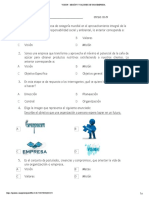 Examen Vision - Misión y Valores de Una Empresa