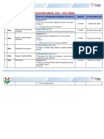 Planificación Anual - Cronograma 2023