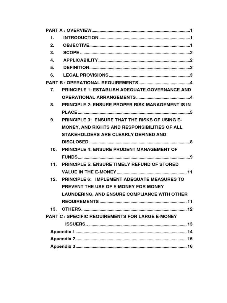 BNM EMoney Issuer PDF PDF Information Security Money Laundering