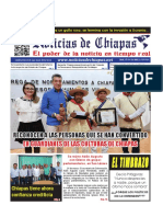 Periódico Noticias de Chiapas, Edición Virtual Miércoles 15 de Marzo de 2023