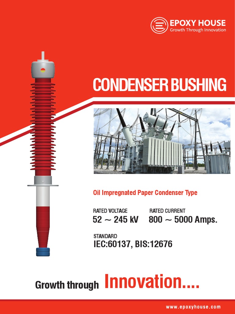 Condenser Bushings PDF Capacitor Insulator (Electricity)