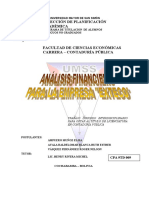 Analisis Financiero para La Empresa Exteco