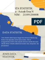 Tugas Presentasi Statistik Deskriptif Pert. 2, Azizah Ersa Nindya (211091200008) Reg B