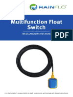 RainFlo Float Switch Manual