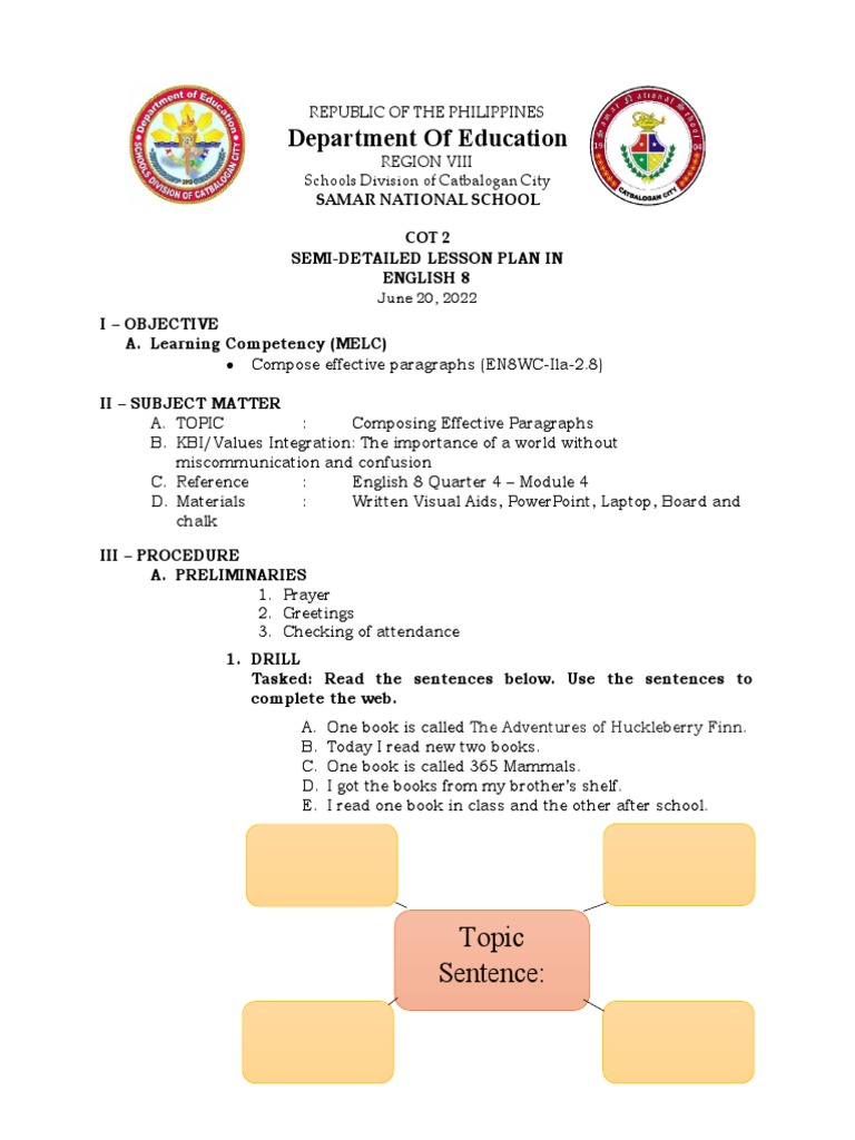 How To Write Effective Paragraph Pdf