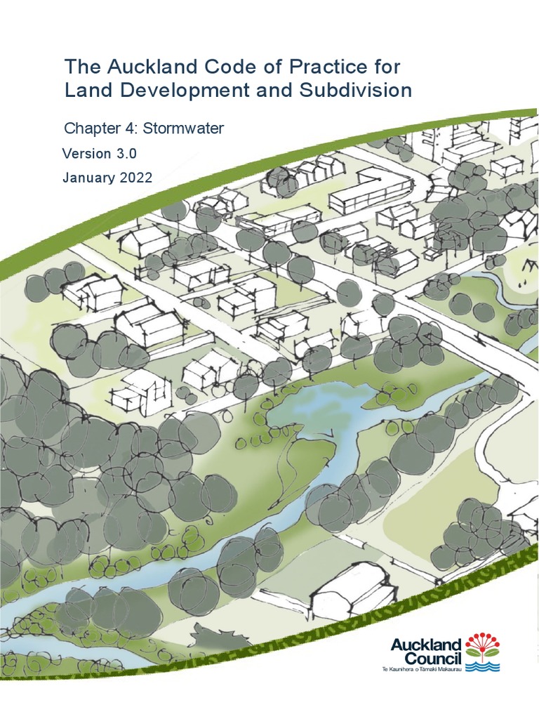 Code of Practice NZ PDF Stormwater Storm Drain