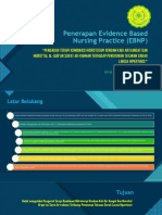 Penerapan Evidence Based Nursing Practice (EBNP) : Click To Edit Master Title Style