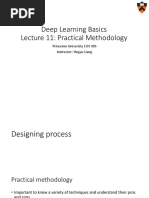 Deep Learning Basics Lecture 11 Practical Methodology