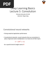 Deep Learning Basics Lecture 5 Convolution