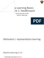 Deep Learning Basics Lecture 1 Feedforward