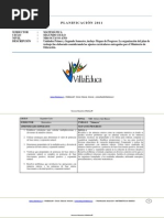 Planificacion Anual a 8basico 2011