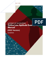 LAE 2022 Manual For Examinees 1.2 PDF