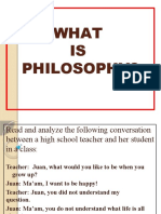 What IS Philosophy?