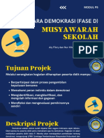 Modul Projek Suara Demokrasi - Musyawarah Sekolah - Fase D