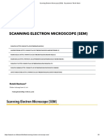 Scanning Electron Microscope (SEM) - Departemen Teknik Mesin