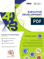 Comprehensive Executive Development Program Schedule